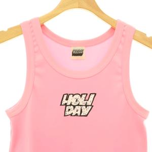 holiday 25SS FAST DRY JERSEY TANK タンクトップ カットソー ノースリーブ ONE ピンク