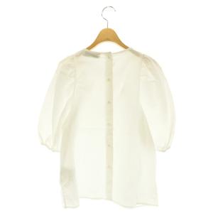 MAX MARA WEEKEND LINE 23年製 パフスリーブブラウス 五分袖 38 ホワイト /DO OS