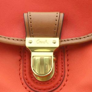 COACH ハンドバッグ ワンハンドル ミニ レザー オレンジ /YO26