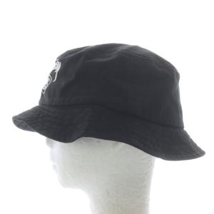 STUSSY 帽子 バケットハット ブラック /YO30