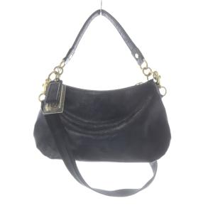 COACH 2WAYバッグ ショルダーバッグ ハンドバッグ 黒 ブラック F20017 /SR