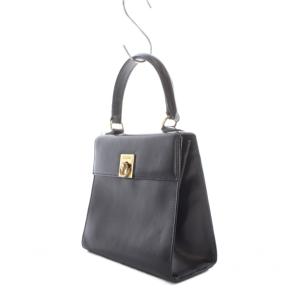 CELINE ガンチーニ 2WAY トップハンドル ハンドバッグ ブラック