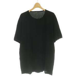 フレスカ天竺クルーネック半袖Tシャツ 無地 ワンカラー 3 黒 ブラック KJ81-024 /BB SH