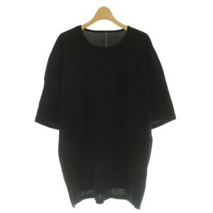 Tシャツ 3 黒 ブラック クルーネック ワンカラー 無地 半袖 /BB SH