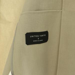 UNITED TOKYO UNITEDTOKYO テーラードジャケット アウター シングル ストレッチ 2 グレージュ 131453003 /BB