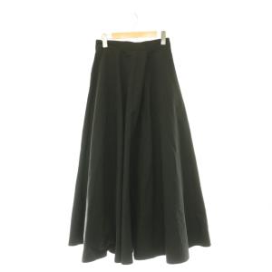 VOLUME FLARE MAXI SKIRT ボリュームフレアマキシスカート ロング 2 ブラック /CX