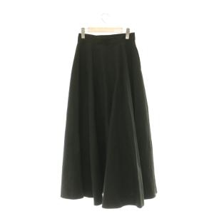 CLANE VOLUME FLARE MAXI SKIRT ボリュームフレアマキシスカート ロング 2 ブラック /CX