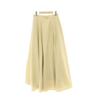 VOLUME FLARE MAXI SKIRT ボリュームフレアマキシスカート ロング 2 ベージュ/CX
