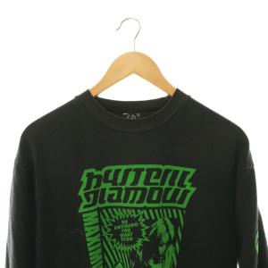 HYSTERIC GLAMOUR MAXIMUM SOUND スウェット カットソー 長袖 S チャコール グリーン /CX OS