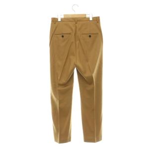 L'Appartement 23AW FLANNEL STRAIGH PANTS ハイウエストパンツ 38 キャメル /MY OS