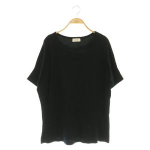 コットンドルマンスリーブTシャツ 半袖 S ブラック /MY OS
