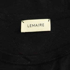 LEMAIRE コットンドルマンスリーブTシャツ 半袖 S ブラック /MY OS