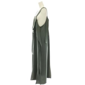 ENFOLD 24SS FLARE SLIT JUMPER-SKIRT ジャンパースカート ワンピース 38 グレー