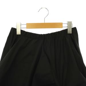 ENFOLD GATHER O SKIRT スカート フレア ロング 38 ブラック /CX OS