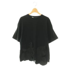 25SS CIRCLE-HEM T-SHIRT Tシャツ カットソー 38 ブラック /CX OS