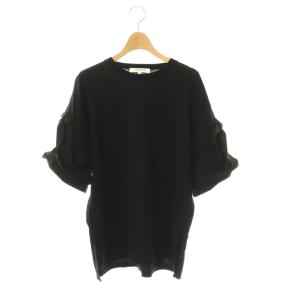 25SS FLOWER SLEEVE T-SHIRT Tシャツ カットソー 38 ブラック /CX OS