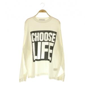 25SS CHOOSE LIFE カットソー ロンT M ホワイト /MY OS SH