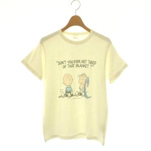 ×PEANUTS CLASSIC TEE Tシャツ カットソー プリント F アイボリー /CX OS