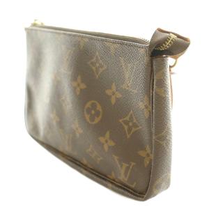 LOUIS VUITTON モノグラム ポシェット・アクセソワール ハンドバッグ ブラウン M51980