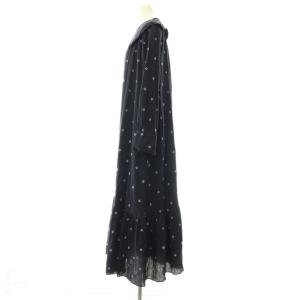 NE QUITTEZ PAS! Cotton Gauze Full Embroidery Frill Collar Dress ワンピース