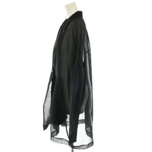 ENFOLD 26SS SHERR BIG JACKET 38 ブラック 300JS730-1861