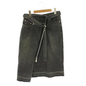 18-03951 デニムスカート 1 ブラック系