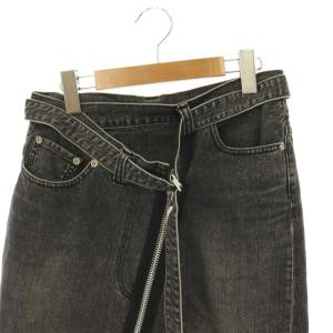 sacai 18-03951 デニムスカート 1 ブラック系