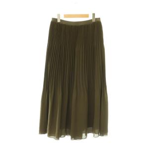 theory luxe IDEAL EMMY プリーツスカート ロング 038 ブラウン /ES OS