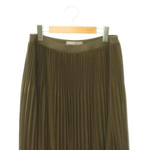 theory luxe IDEAL EMMY プリーツスカート ロング 038 ブラウン /ES OS