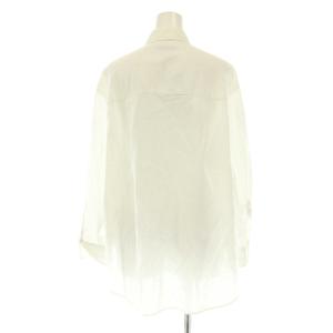 SIMPLICITE 24SS リネンコットンシャツ シアー 長袖 白 ホワイト /HS OS