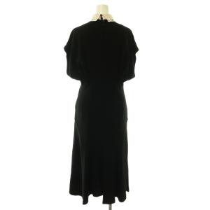 Mame Kurogouchi MM18SS-DR003 Silk Lace Collar A-Line Dress ワンピース