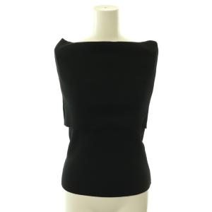 25SS Off should Top ニット カットソー オフショルダー 半袖 黒 25080560716010
