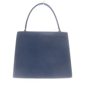 LOUIS VUITTON エピ マルゼルブ ハンドバッグ ブルー M52375