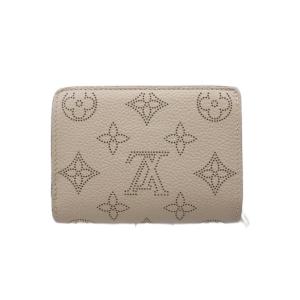LOUIS VUITTON ポルトフォイユ クレア マヒナ ガレ 二つ折り財布 ベージュ モノグラム柄 M80817