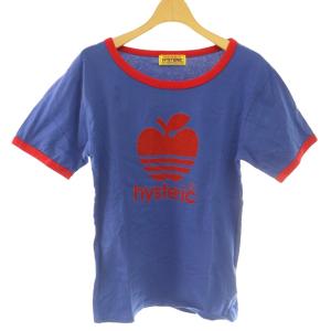 24SS ビッグ アップル BIG APPLE Tシャツ カットソー 半袖 F 青 ブルー 赤 レッド