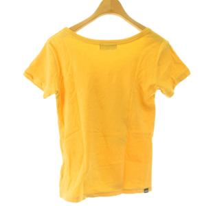 HYSTERIC GLAMOUR ヒス スター HYS STARS コンパクトTシャツ カットソー 半袖 F 黄色 イエロー 赤 レッド