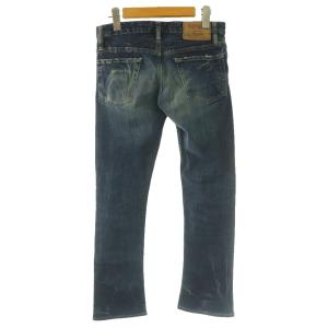 HYSTERIC GLAMOUR スタッズスキニー デニムパンツ ジーンズ XXS 紺 ネイビー 青 ブルー /SS OS