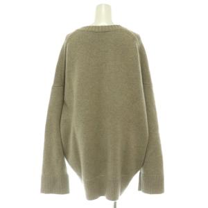 EVERYDAY I LIKE Cashmere Oversized プルオーバー ニット セーター 長袖 カシミヤ F モカ 20080500824030