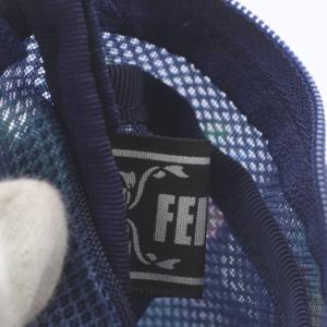 FEILER ハイジ 舟型メッシュポーチ ネイビー /YO5