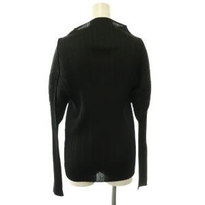 PLEATS PLEASE ISSEY MIYAKE イッセイミヤケ プリーツ ボトルネックカットソー 3 ブラック PP05-JK005