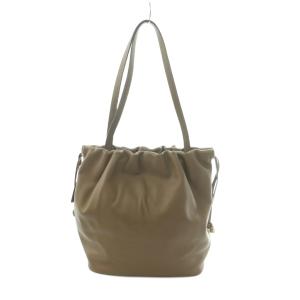 COACH フェイ ドローストリング トートバッグ レザー 茶 CV947 /MI OS
