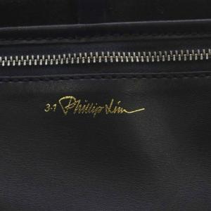 3.1 phillip lim クラッチバッグ ハンドバッグ ワンハンドル レザー ブラック /YO25 SH