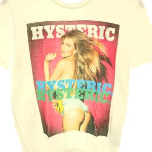HYSTERIC GLAMOUR ×PLAY BOY Printed T-shirts Tシャツ プリント クルーネック 半袖 S 白 ホワイト