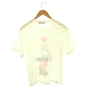 HYSTERIC GLAMOUR × PLAYBOY PLAYMATE ASHLEY Tシャツ クルーネック プリント 半袖 S 白 ホワイト