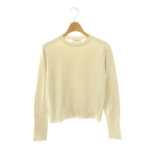 25AW BASIC COMPACT KNIT TOPS ニット カットソー 長袖 1 アイボリー 19106-2162