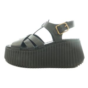 Chloe NAMAウェッジサンダル 36 ブラック CHC24A05DNC001