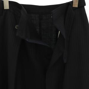 ENFOLD TROUSERS FLARE-SKIRT 38 ダークネイビー