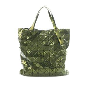 BAOBAO ISSEY MIYAKE ルーセントトートバッグ メタリックグリーン BB31-AG122