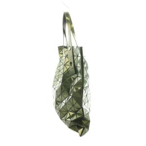 BAOBAO ISSEY MIYAKE ルーセントトートバッグ メタリックグリーン BB31-AG122