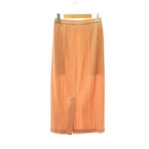 PLEATS PLEASE ISSEY MIYAKE イッセイミヤケ プリーツストレートスカート 3 ピンク PP33JG144